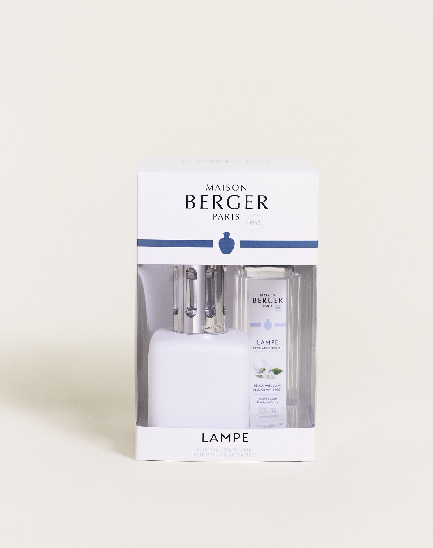 White Ice Cube Lamp Berger Gift Pack