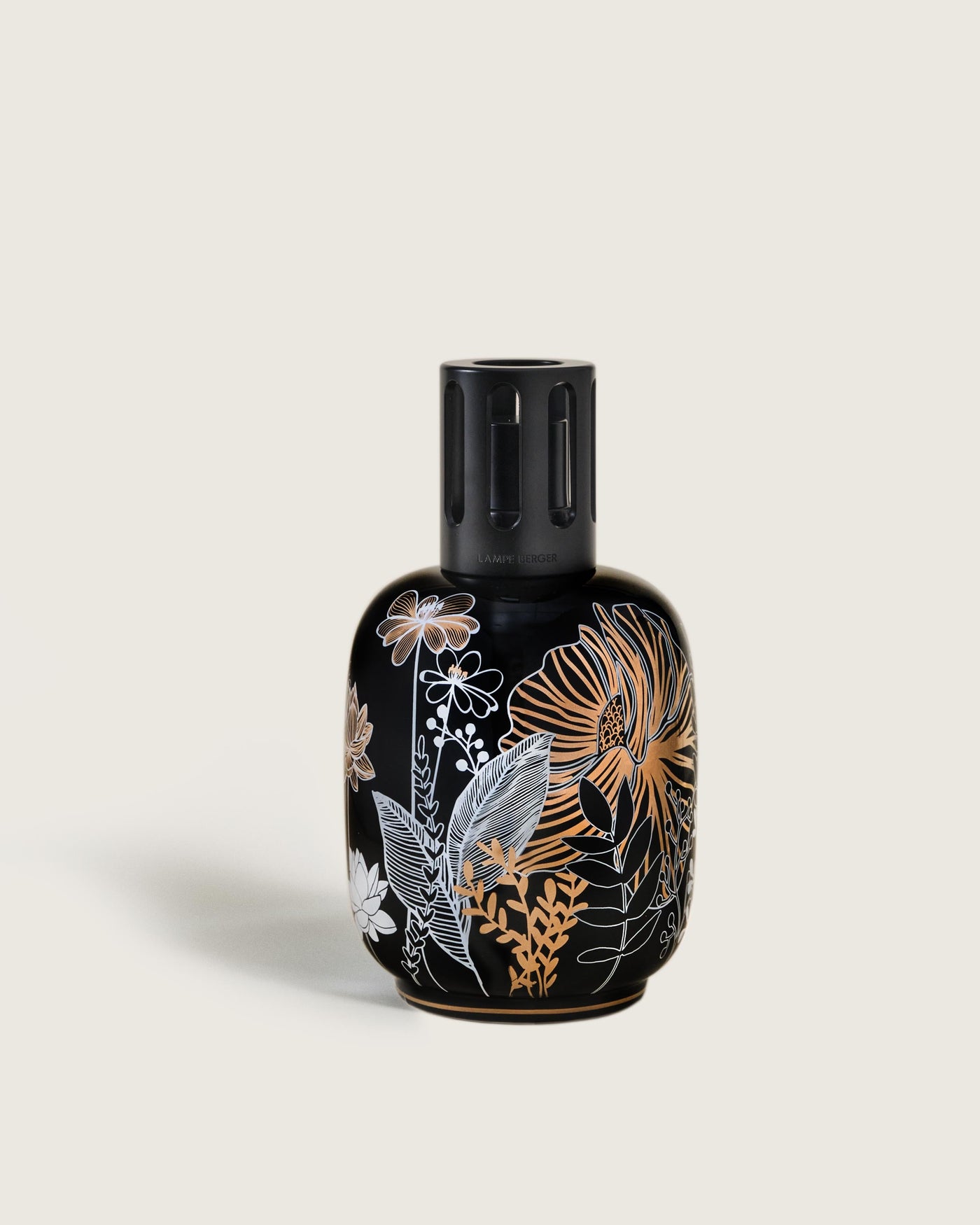 Black Vegetal Porcelain Lamp Berger