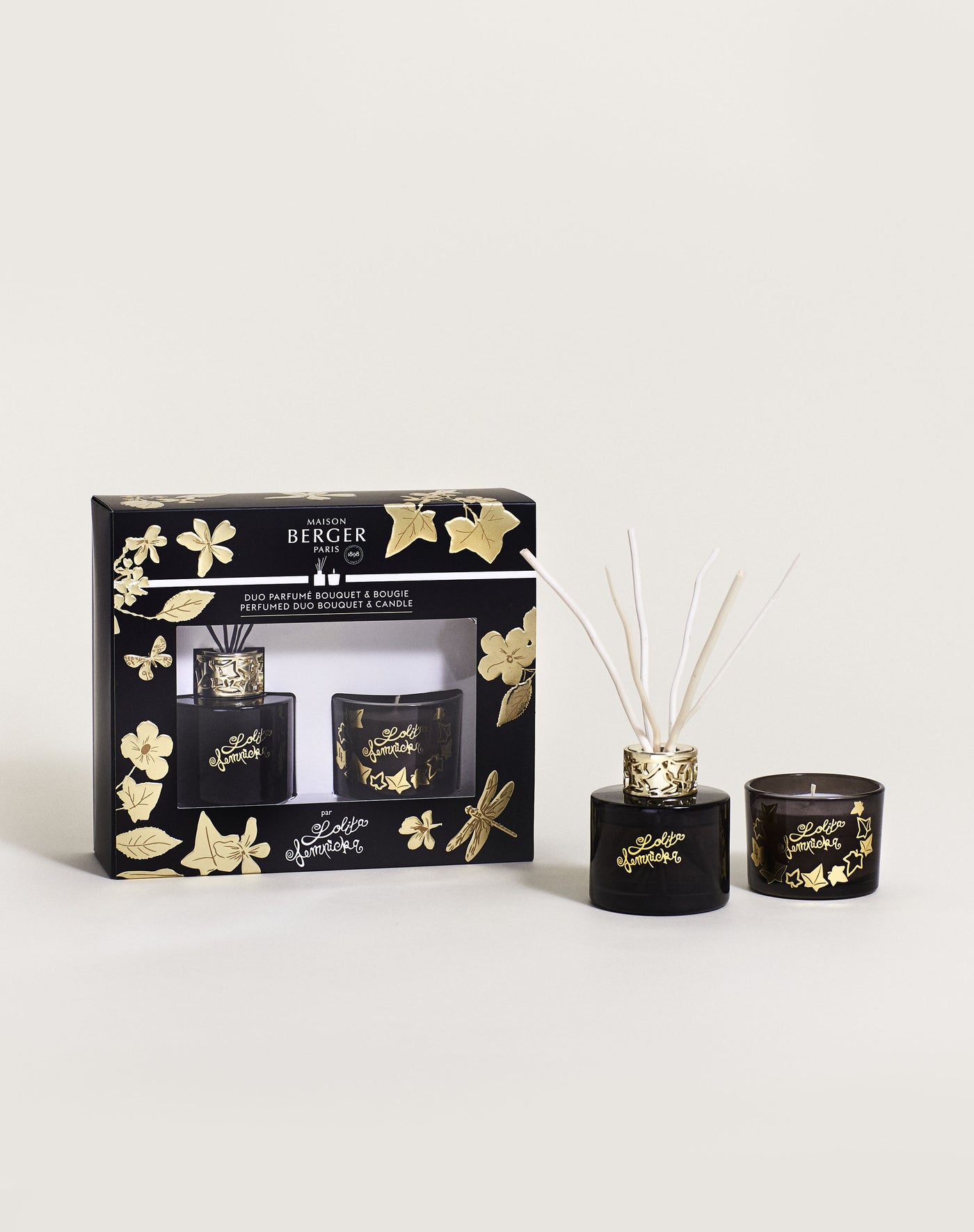 Lolita Lempicka Black Edition Mini Bouquet & Candle Duo