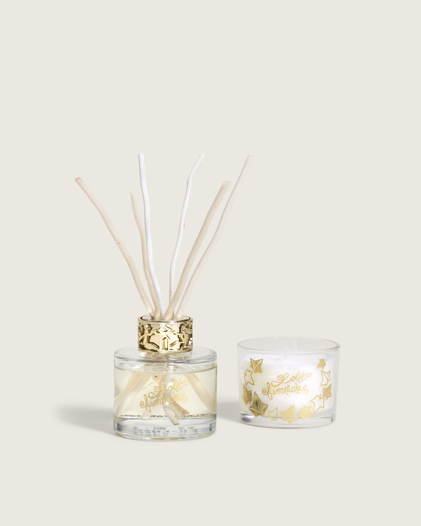 Lolita Lempicka Transparent Mini Bouquet & Candle Duo