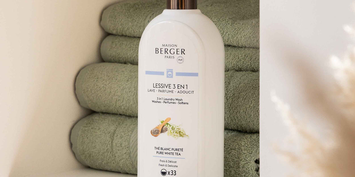 Pure White Tea 3 in 1 Laundry Wash 1 litre - Maison Berger Paris ...