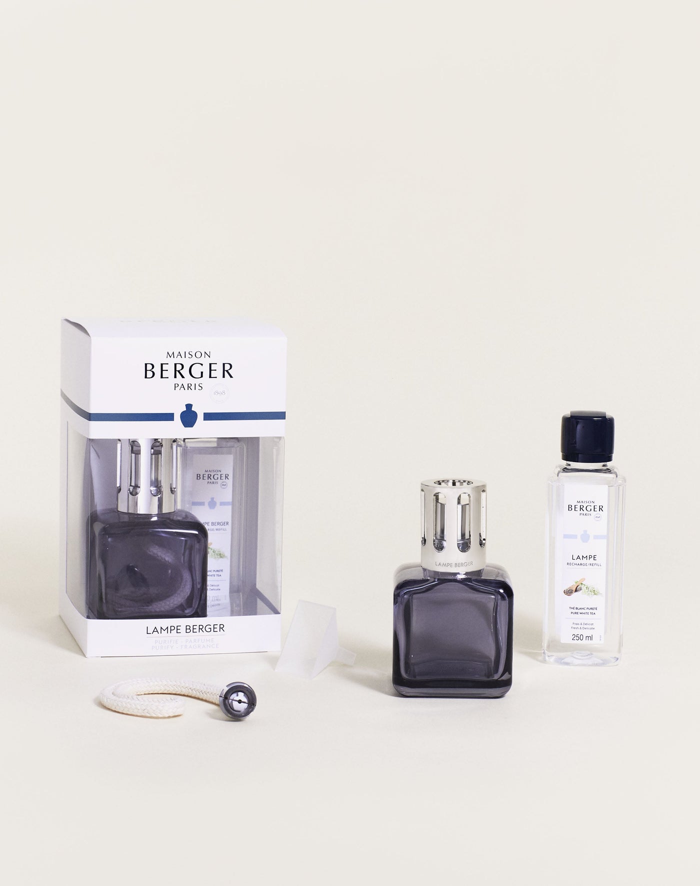 Grey Ice Cube Lamp Berger Gift Pack