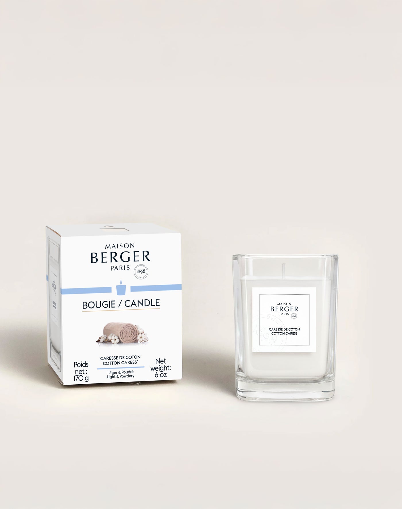 Cotton Caress Scented Candle