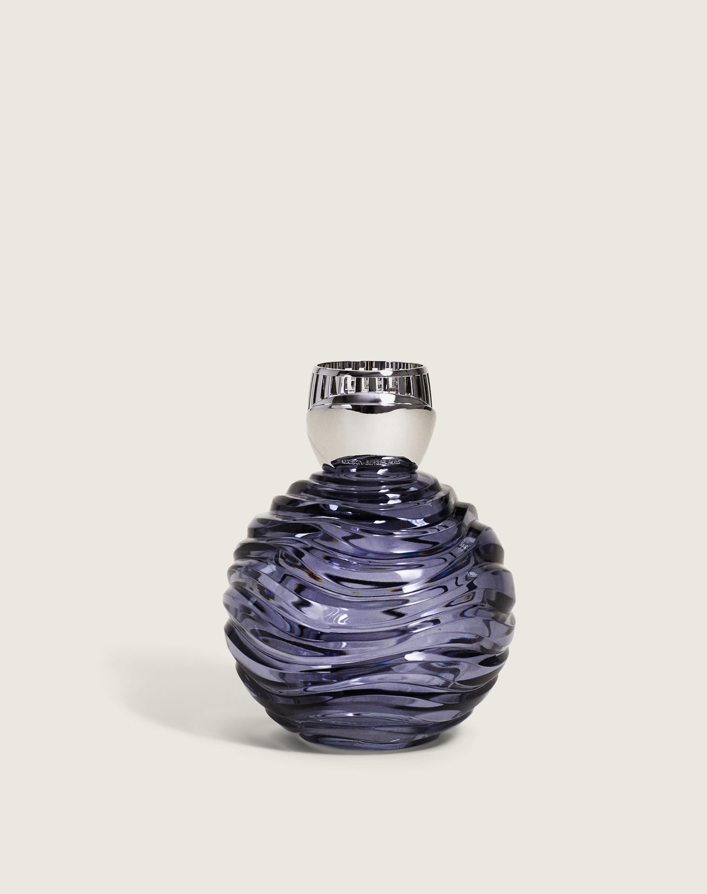 Crystal Globe Grey Lamp Berger Art Edition