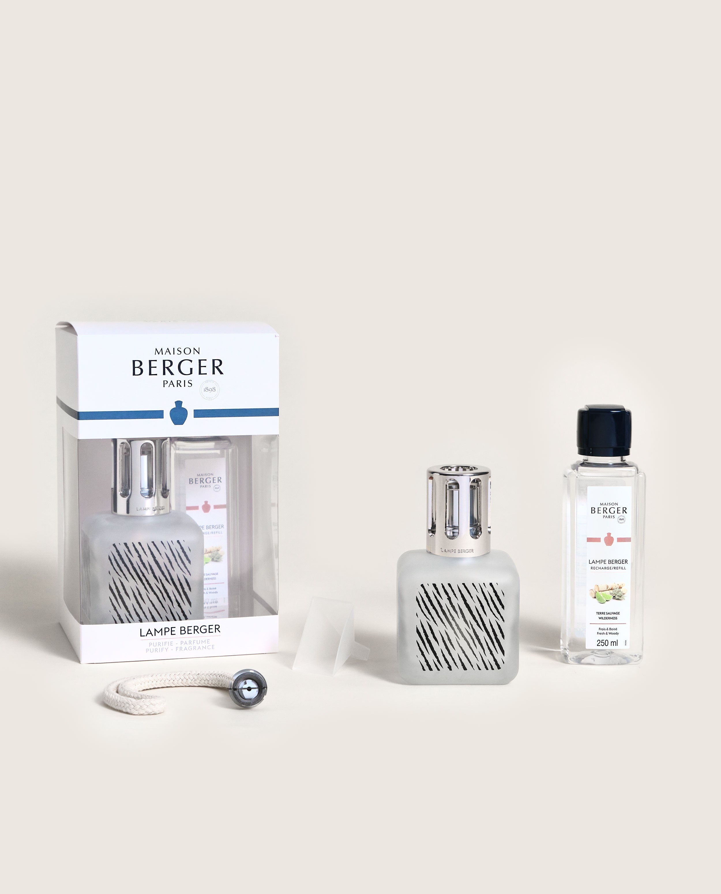 Zebra Glaçon Lamp Berger Gift Pack • Maison Berger Paris UK