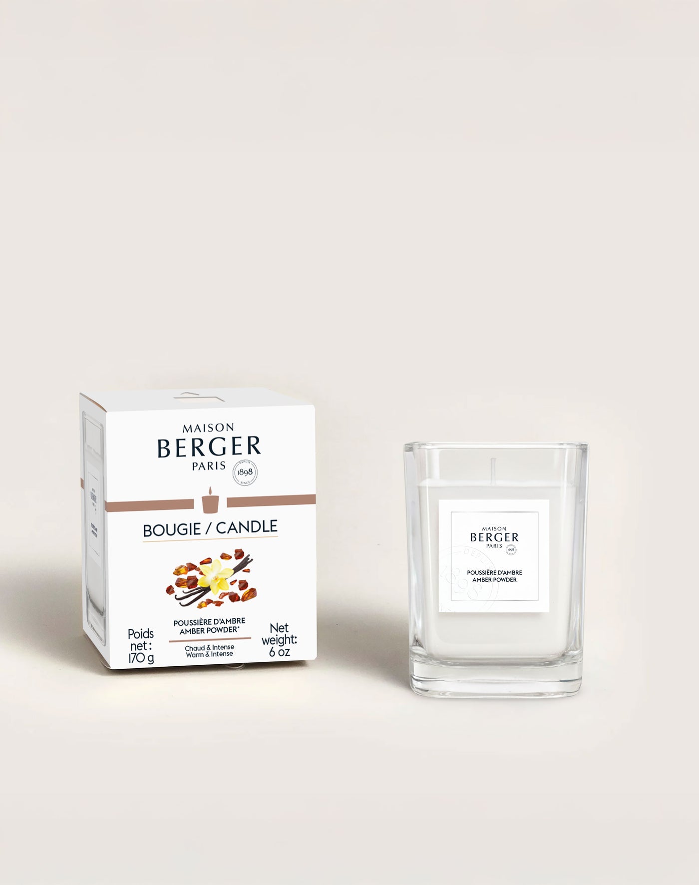 Amber Powder Scented Candle