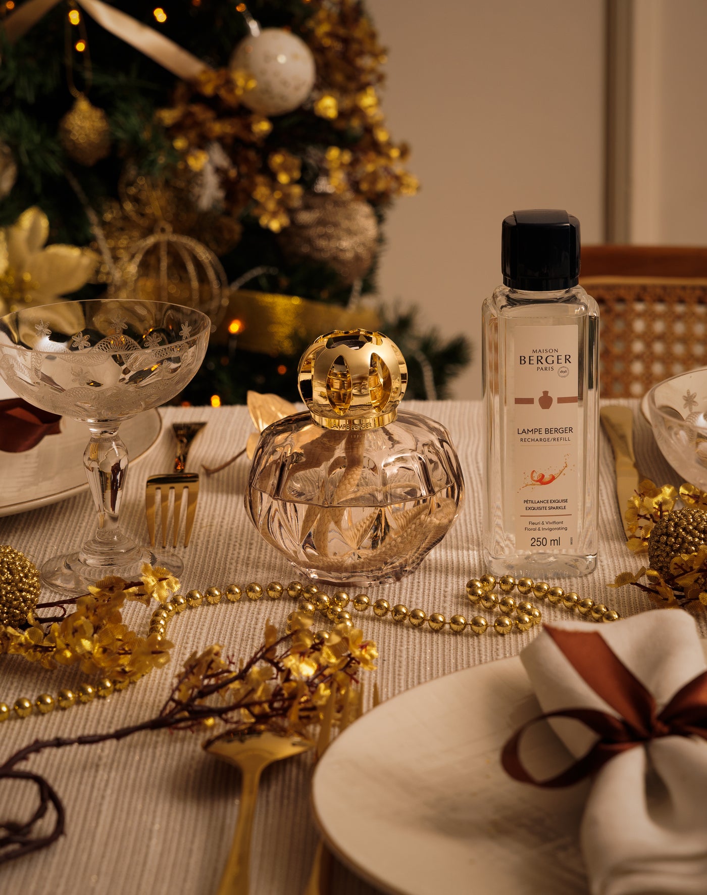 Grey Rosalie Lamp Berger Gift Pack